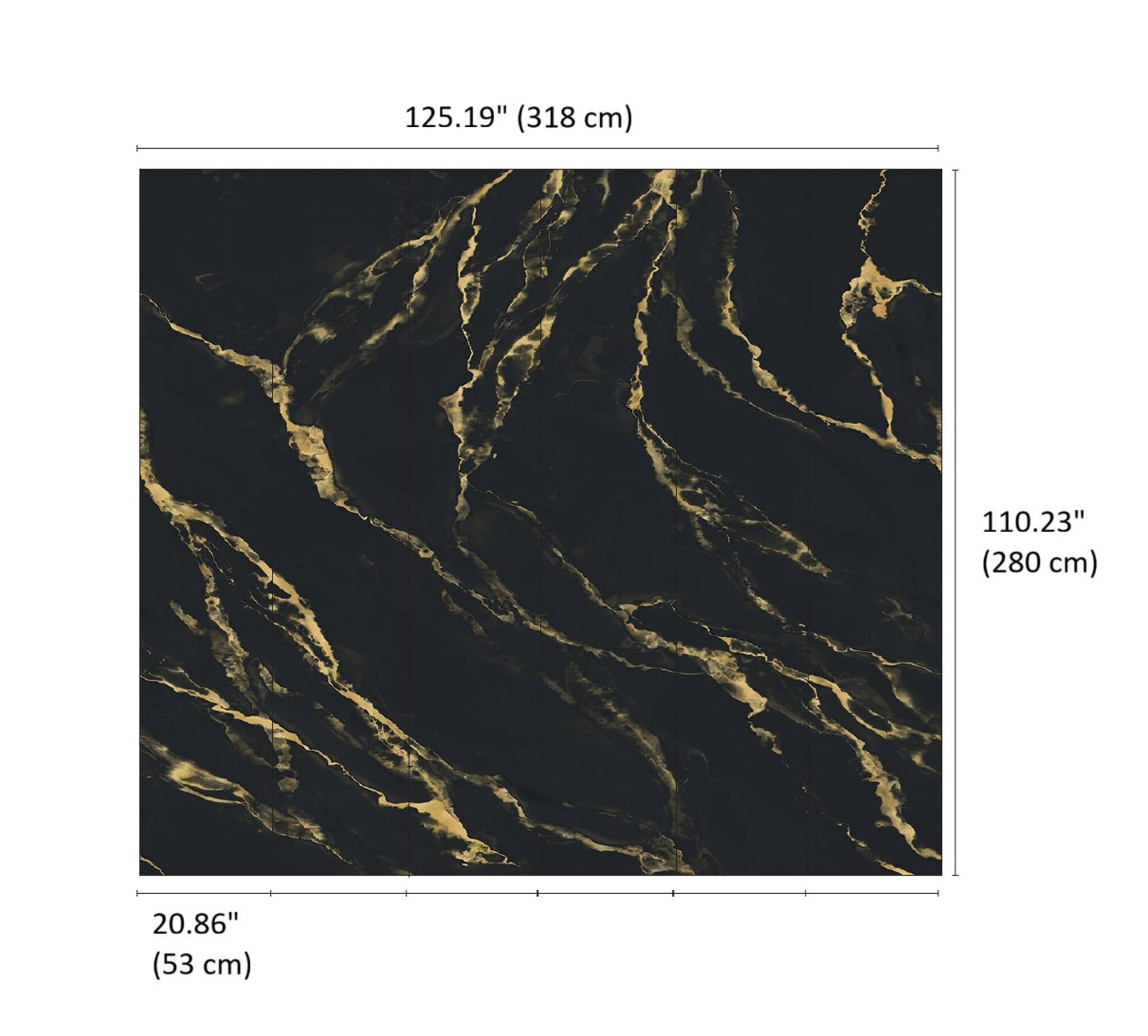 Designs Direct Marble Mirage Wall Mural